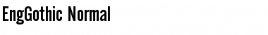 Download EngGothic Normal Font Title Preview