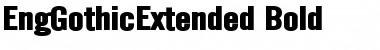 Download EngGothicExtended Bold Font Title Preview