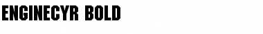 Download EngineCyr Bold Font Title Preview