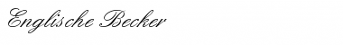 Download Englische Becker Regular Font Title Preview