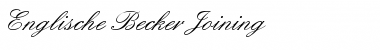 Download Englische Becker Joining Regular Font Title Preview
