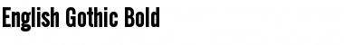 Download English Gothic Bold Font Title Preview