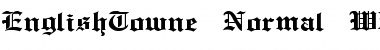 Download EnglishTowne-Normal Wd Regular Font Title Preview