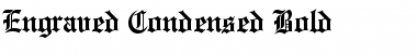 Download Engraved Condensed Bold Font Title Preview