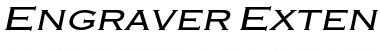 Download Engraver-Extended Italic Font Title Preview
