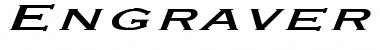 Download Engraver-Light Ex BI Bold Italic Font Title Preview