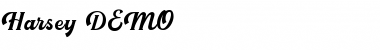 Download Harsey DEMO Regular Font Title Preview