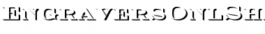 Download EngraversOnlShaDBol Regular Font Title Preview