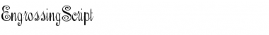 Download EngrossingScript Regular Font Title Preview