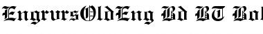 Download EngrvrsOldEng Bd BT Bold Font Title Preview
