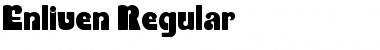 Download Enliven Regular Font Title Preview