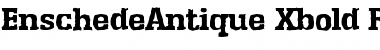 Download EnschedeAntique-Xbold Regular Font Title Preview