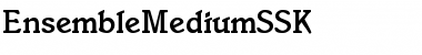 Download EnsembleMediumSSK Regular Font Title Preview