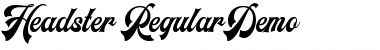 Download Headster Regular Font Title Preview