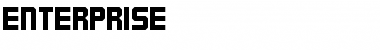 Download ENTERPRISE Regular Font Title Preview