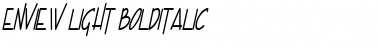 Download Enview Light BoldItalic Font Title Preview