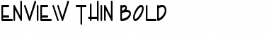 Download Enview Thin Bold Font Title Preview