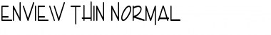 Download Enview Thin Normal Font Title Preview