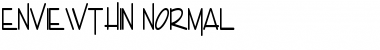 Download EnviewThin Normal Font Title Preview