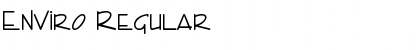 Download Enviro Regular Font Title Preview