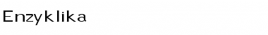 Download Enzyklika Regular Font Title Preview