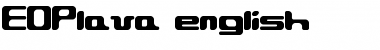 Download EOPla english Font Title Preview