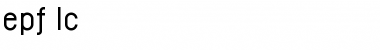 Download EPF LC Font Title Preview