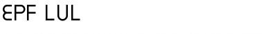 Download EPF LUL Font Title Preview
