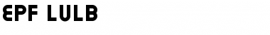 Download EPF LULB Font Title Preview