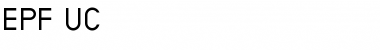 Download EPF UC Font Title Preview