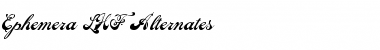 Download Ephemera LHF Alternates Regular Font Title Preview