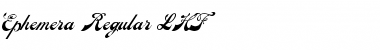 Download Ephemera Regular LHF Regular Font Title Preview
