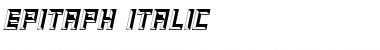 Download Epitaph Italic Font Title Preview