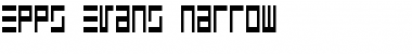 Download Epps Evans Narrow Font Title Preview