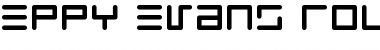 Download Eppy Evans Round Regular Font Title Preview