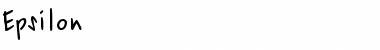 Download Epsilon Normal Font Title Preview