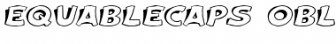 Download EquableCaps Oblique Font Title Preview