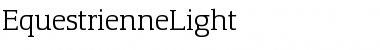 Download EquestrienneLight Roman Font Title Preview