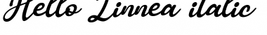 Download Hello Linnea Italic Regular Font