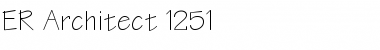 Download ER Architect 1251 Normal Font Title Preview