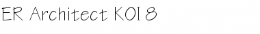 Download ER Architect KOI-8 Regular Font Title Preview