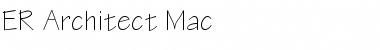 Download ER Architect Mac Regular Font Title Preview