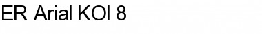 Download ER Arial KOI-8 ER Kurier KOI-8 Font Title Preview