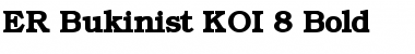 Download ER Bukinist KOI-8 Bold Font Title Preview