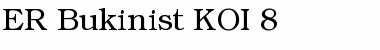 Download ER Bukinist KOI-8 Normal Font Title Preview