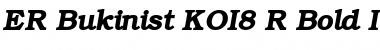 Download ER Bukinist KOI8-R Bold Italic Font Title Preview
