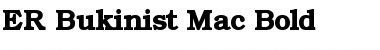 Download ER Bukinist Mac Bold Font Title Preview
