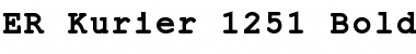 Download ER Kurier 1251 Bold Font Title Preview