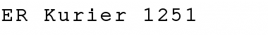 Download ER Kurier 1251 Normal Font Title Preview