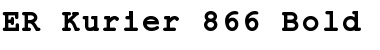 Download ER Kurier 866 Bold Font Title Preview